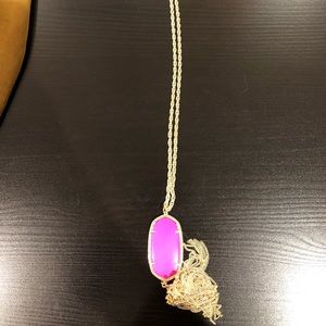 Kendra Scott Rayne Necklace in Magenta